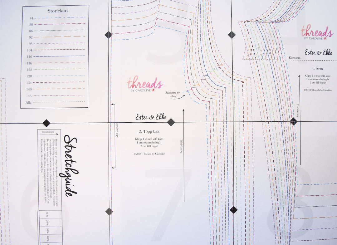 Printing and assembling PDF patterns